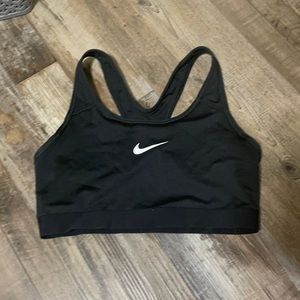 Nike Black Sports Bra Medium